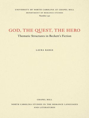cover image of God, the Quest, the Hero